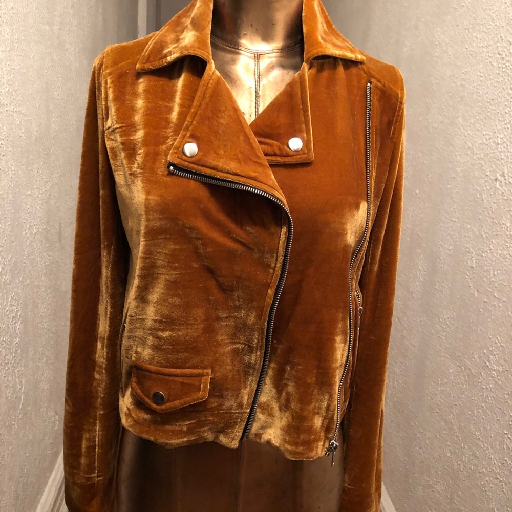 Forever 21 Butterscotch velvet jacket